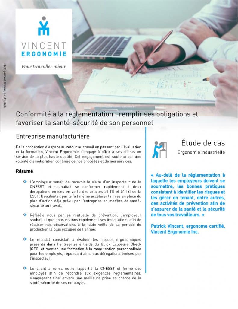 Conformité à la règlementation : remplir ses obligations et favoriser la santé-sécurité de son personnel 1 CNESST inspecteur